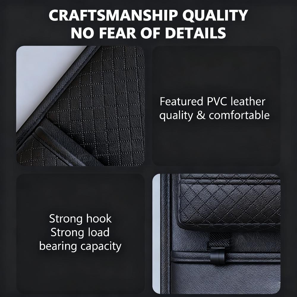 Car small table storage bag, car seat back storage hanging bag, car interior storage bag, tissue box, complete list of supplies