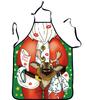 Waterproof Cartoon Christmas Apron Home Cooking Party Activities Kitchen Supplie