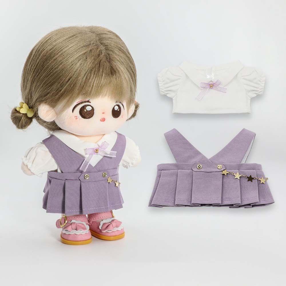 T-shirt Cotton Dolls Outfit Stuffed Dolls Doll Uniform Set 20cm Doll Clothes  Girls Gift