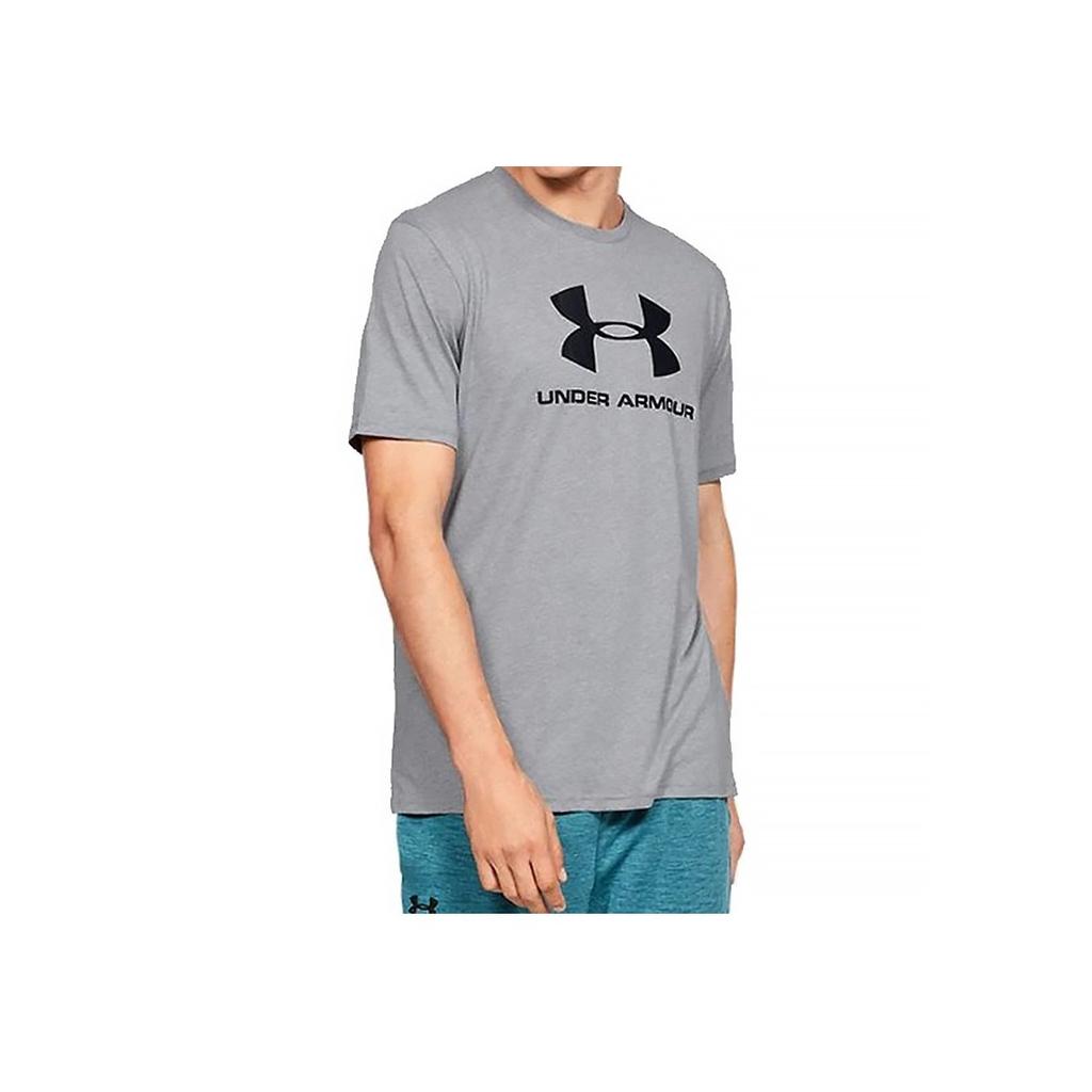 Under Armour Sportstyle Training Straight-Leg T-Shirt Men Tops Light-Grey 1329590-036