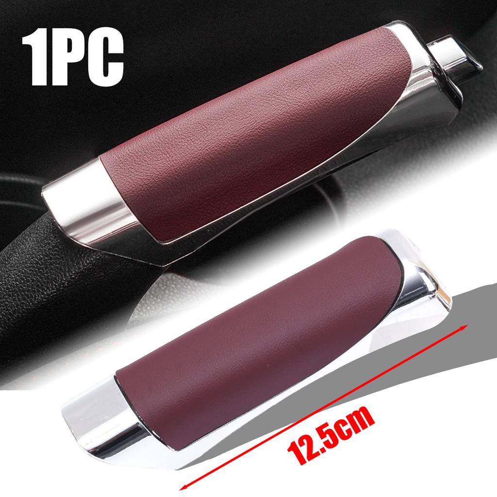 Universal Leather PU Car Decoration Anti-slip Handbrake Covers Auto Gear Shift Collars for Honda Toyota VW Hyundai Accessories