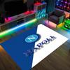 Napoli FC Design Crystal Velvet Carpet Cozy Non?Slip Printed Rug For Bedroom Living Room Entrance