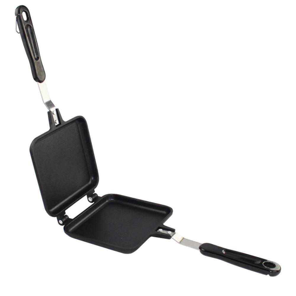 Non-Stick Sandwich Maker Aluminum Zinc Zinc Alloy Omelette Pan Durable Toast Frying Pan  Barbecue