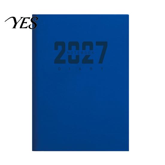 Foreign Trade Business Planner 2027 A5 Daily Planner, 365 Day Time Management Schedule Notebook Portable Agenda for Work Study, Imitation Leather