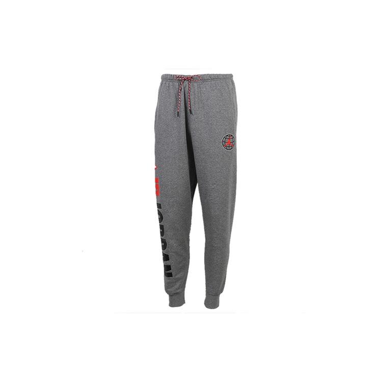 Air Jordan Winter Utility Athleisure Casual Sports Stay Warm Fleece Lined Long Pants Gray Men s CT3496-091 M