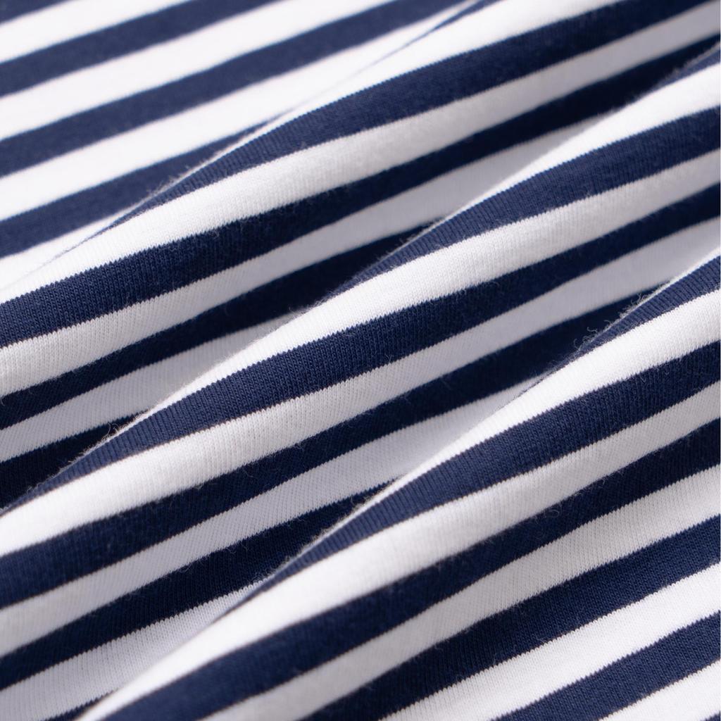 T-shirt a maniche corte a righe classiche Polo Ralph Lauren con ricamo Pony Uomo Top 710960660-500