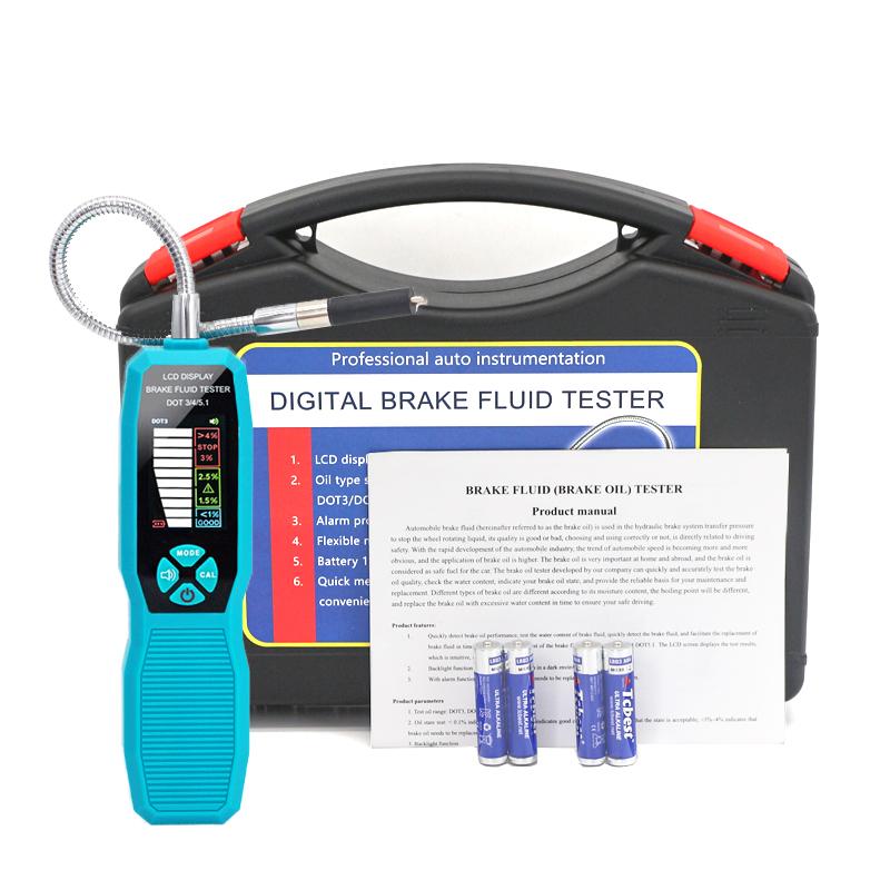 Professional Automotive Brake Fluid Digital Tester Accurate Inspection of Brake Fluid Moisture Content DOT3/4/5.1