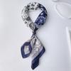 Paisley Print Silk Square Scarf Women Luxury Design 70*70Cm Soft Satin Hairband Neckerchief Office Hijab Headband Foulard Gift