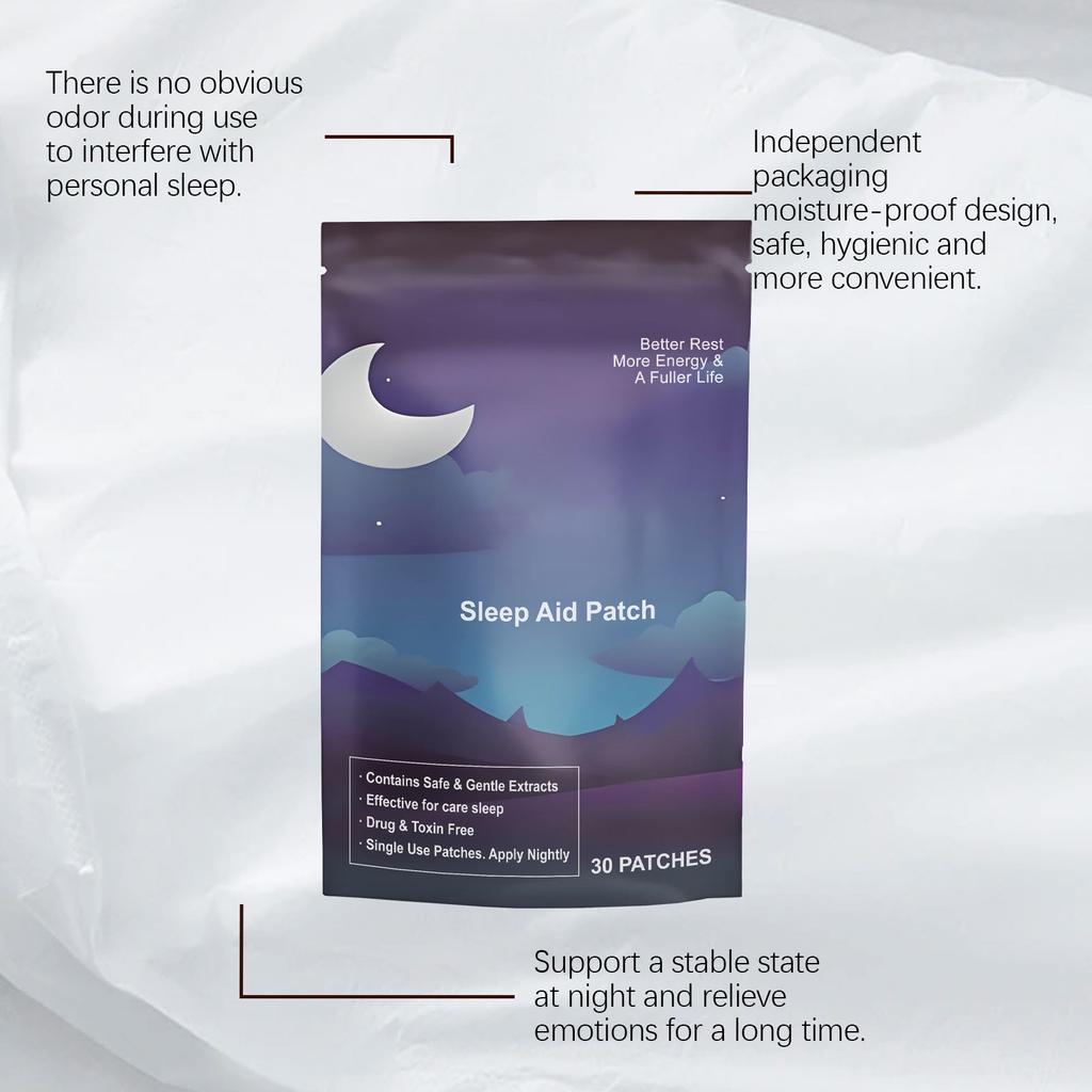 Sleep Aid Patch, Sleep Patch,  Fatigue And Anxiety, Gentle Care