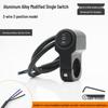LED Aluminum Alloy Multi-function Motorcycle Handlebar Switch with Double Flash and Spotlight Headlight