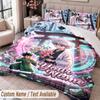 Custom Name Text 3Pcs Bedding Set Hunter × Hunter Duvet Cover And Two Pillowcases