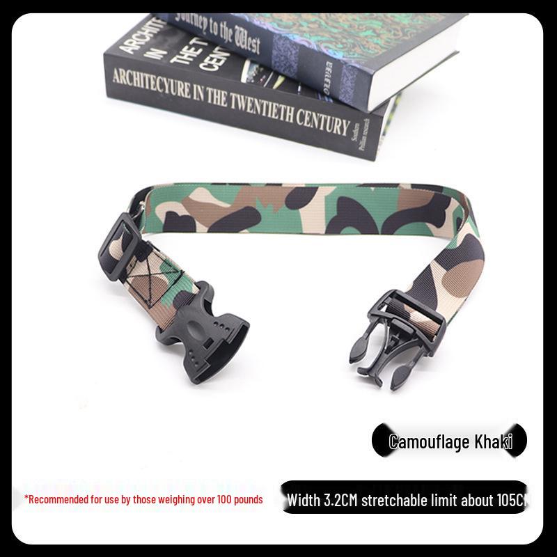 Military-Style Outdoor Training Belt for Teens and Students - Thickened Insert Buckle