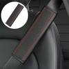 Embossed Belt Protective Cover PU Leather Car Shoulder Pad Safety Car Seat Belt Cover  Car