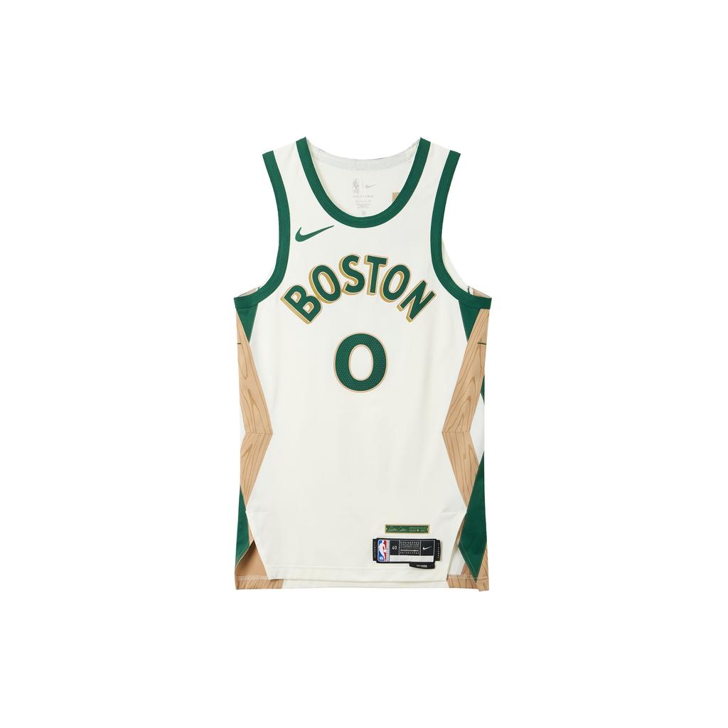 Nike NBA Boston Celtics City Edition 23-24 Authentic Jersey Featuring Jayson Tatum Embroidery Unisex Jersey White DX8748-133