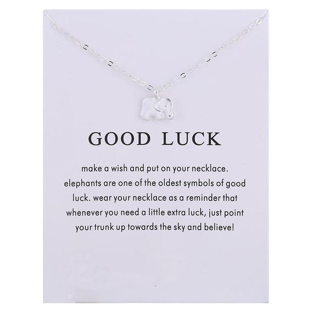 Colliers en alliage pour femmes, pendentif porte-bonheur, mignon et élégant, soleil, amour, étoile, feuilles, trèfle, licorne, accessoires de mode, bijoux, nouvelle collection