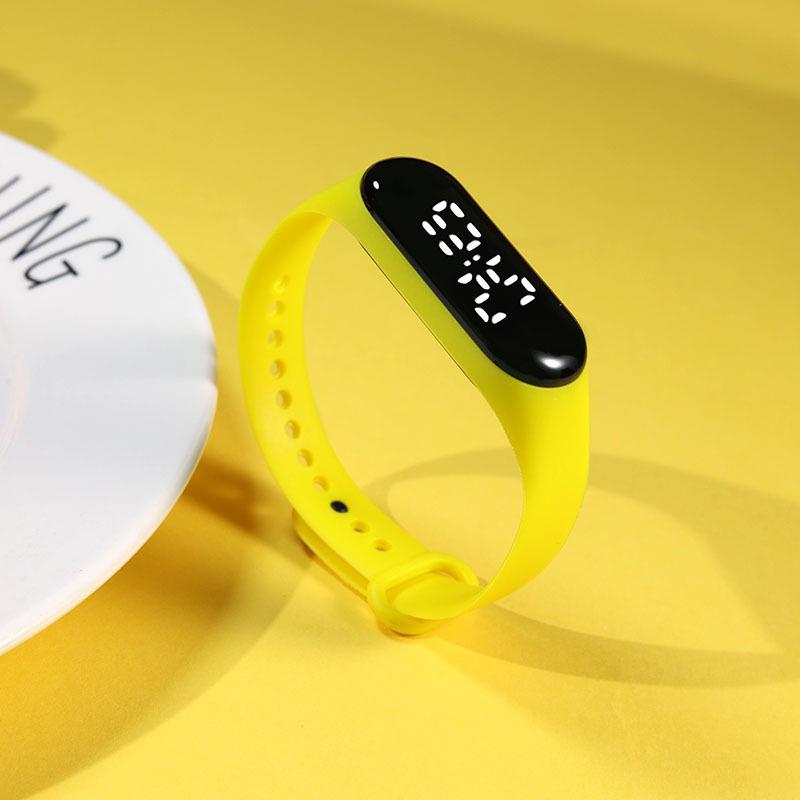 Waterproof White Light LED Sports Watch for Primary & Middle School Students