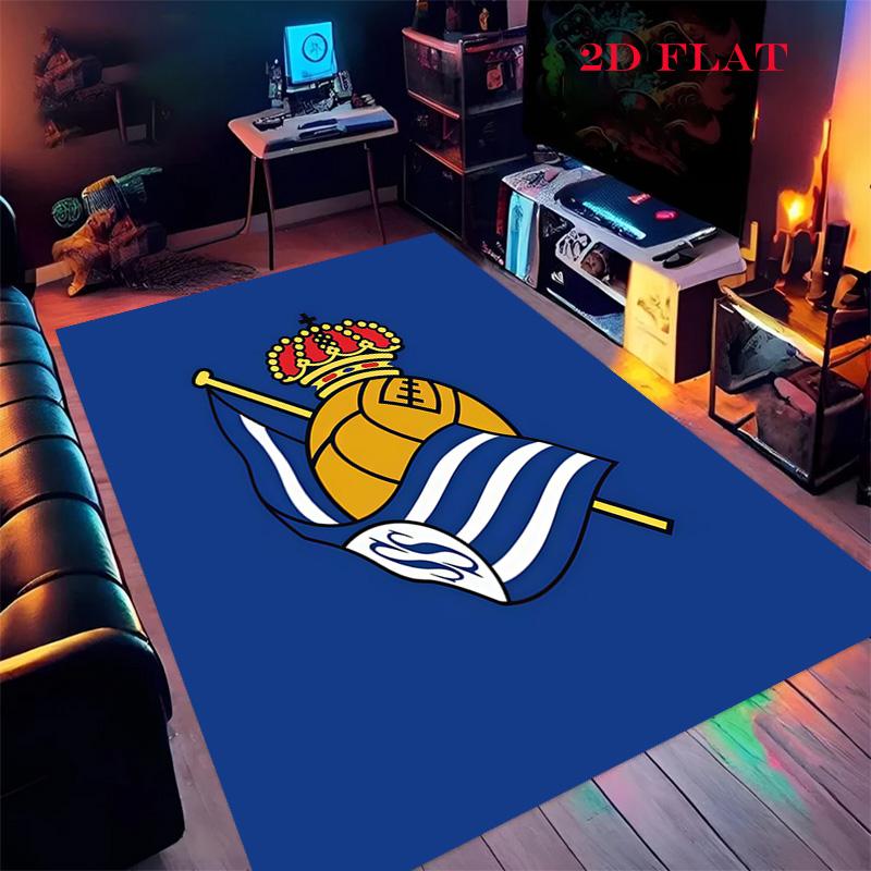 Real Oviedo Carpet Rug for Living Room Bedroom Home Sofa Decoration,Kids play Nonslip Floor Mat