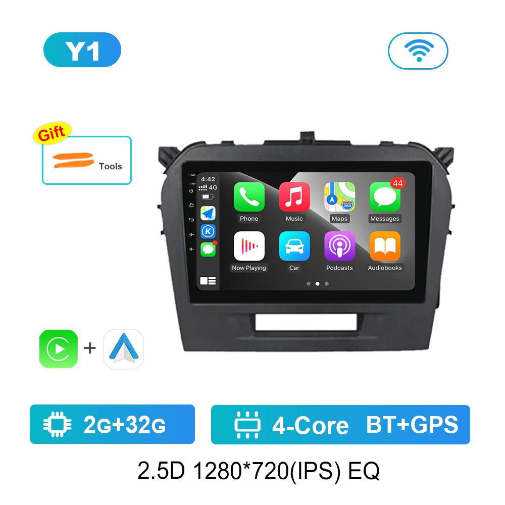 

Мультимедийный видеоплеер для Android автомагнитолы HD сенсорный экран для Suzuki Vitara 2015 - 2019 GPS-навигация 4G WiFi Bluetooth