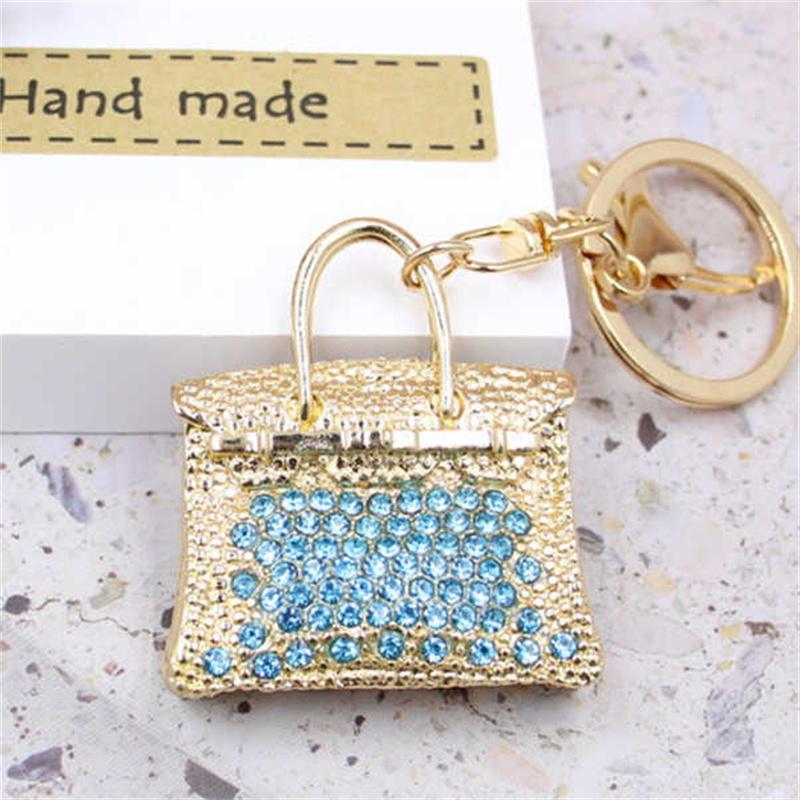 Fashion Cute Crystal Women Rhinestone Bag Lady Wedding Jewelry Trinket Car Girl Gift Bag Charm