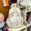 Schoolbag Girl Schoolbag Simple Versatile Backpack College Student Middle School Student Cute Embroidered Pony Light Travel Backpack