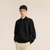 Croquis Men's H-Silhouette Collarless Long Sleeve Pullover Sweater