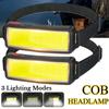 Rechargeable COB LED Headlamp High Power Head Flashlight Built-in Battery Outdoor Fishing Camping Lantern Waterproof Torch