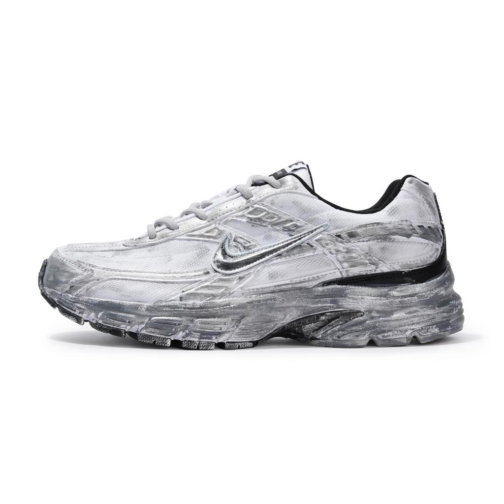 Nike Initiator Abriebfest Niedrig geschnitten Freizeit Stadtwanderung Laufschuhe Herren Schwarz Grau 394055-100(Team1141S-BOX)