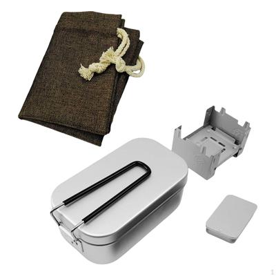 Camping Spove Box na oběd Bento Mini Skládací Hořák na rybářské příslušenství