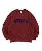 NET SOCIAL CLUB Arch Logo Sweatshirts (Burgundy)