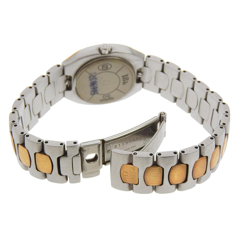 OMEGA Seamaster Watches Polaris cal.1460 gold/Silver goldDial Stainless Steel/YG Quartz Analog display Women Used