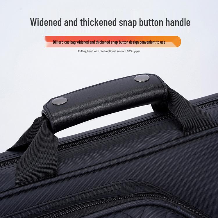 Waterproof 7-Hole Large Capacity Billiard Cue Bag with Logo Print