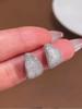 925 Sterling Silver Brilliant Luxury Full White Zircon Water Drop Studs Earring For Women Party High Quality Fine Jewelry Gifts