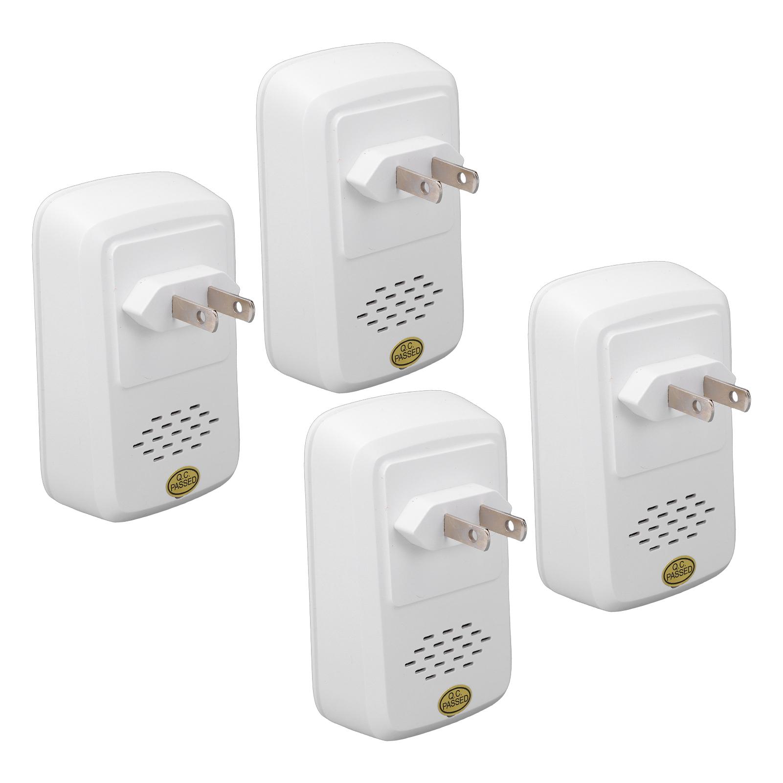 

4 Pcs Plug In Purifiers Odor Quiet Ionic Ionizers for Home Bedroom Dust Pets Smell