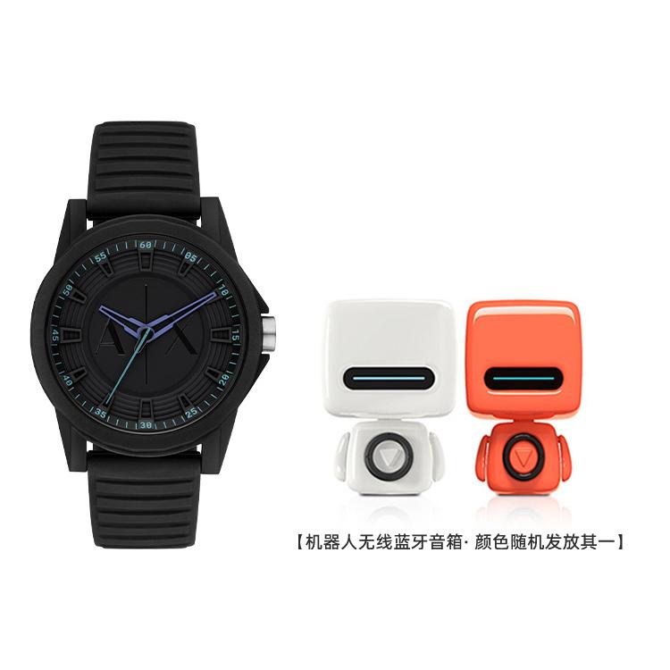 Armani Exchange AE Quarzwerk Schwarzes Zifferblatt Herrenuhren AX2533