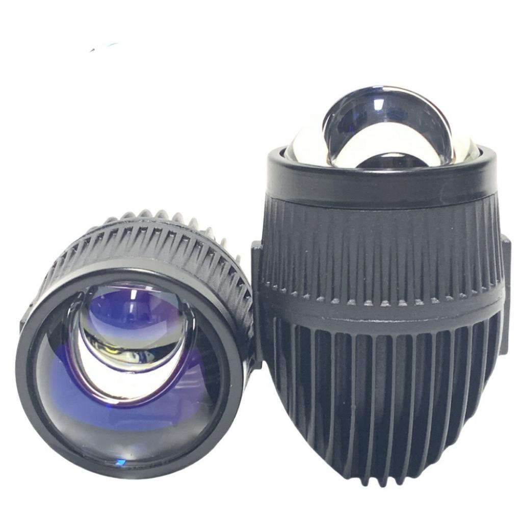 2 Inch Fog Lamp Double Light Lens, Laser Effect Super Bright Far And Near Integration, Car Led Fog Lamp Waterproof Led Lamp