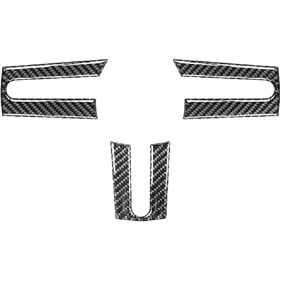 Car Steering Wheel Button Sticker for Ford Mustang 20052006200720082009 Accessory Decal Carbon Fiber Interior Cover