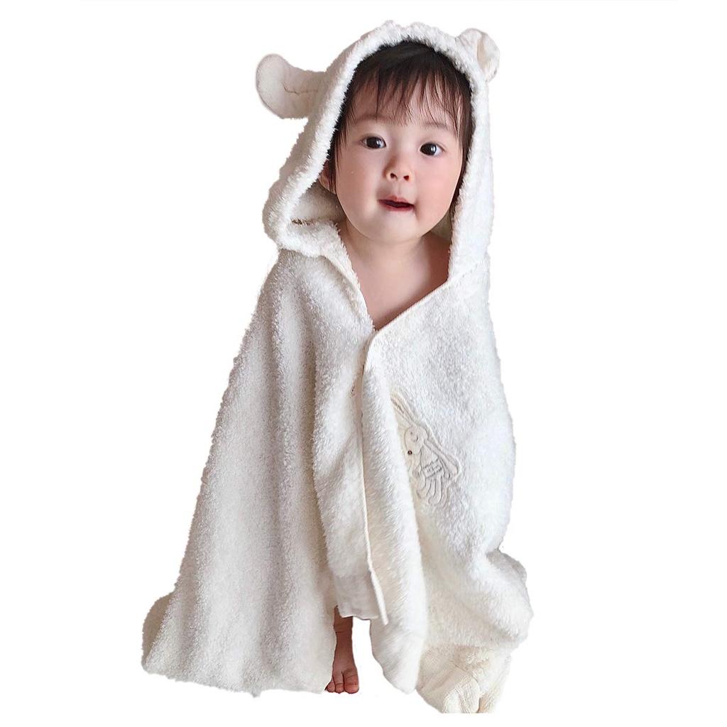 Chouette Hooded bath Imabari towel brand certified product [Kontex] <45696-012> towel, (ivory)