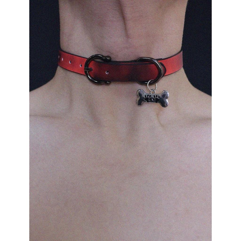 Şık Baharatlı Kız Deri Çan Gerdanlık Kolye – Eşsiz Azınlık Tasarımı