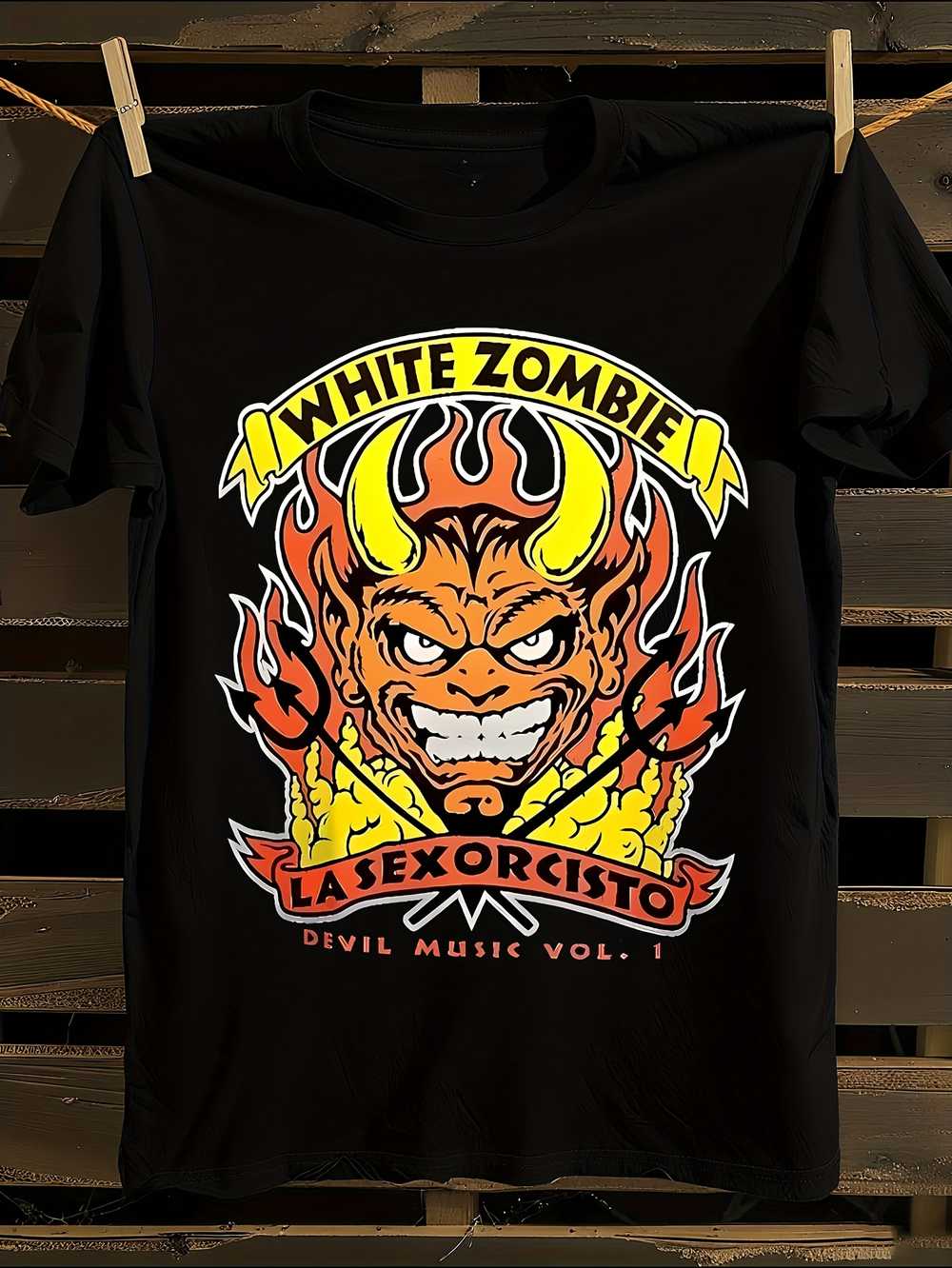 White Zombie Band Graphic T-Shirt M