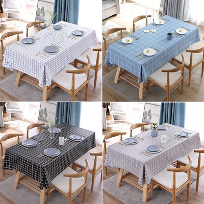 Rectangular Plastic Tablecloth Pvc Waterproof Antifouling Cover Outdoor Dining Table Cloth