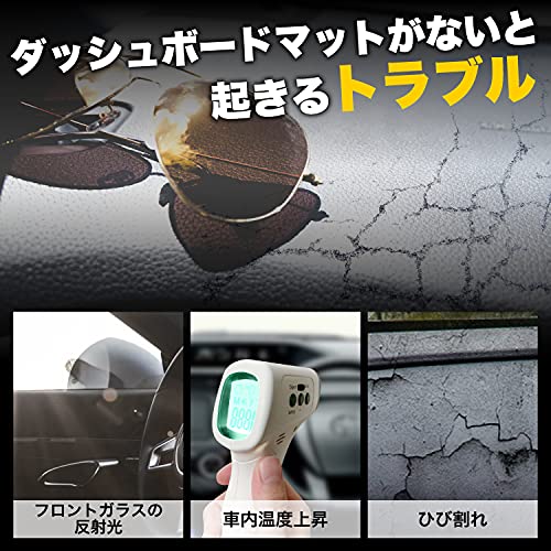 Fujidrive Dashboard Mat for Suzuki Jimny JB23, JB33, and JB43, Sun Protection, Anti-Glare Dashboard Cover