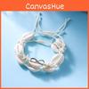Wave Style Female Bracelets With Electroplated Beaded Starfish For Summer Beachwear