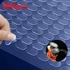 100 Stück Transparente doppelseitige Klebepads - Nicht abfärbend, rutschfester Klebstoff für DIY-Projekte & Modellauto-Dekoration Doppelseitig