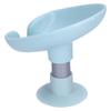 Leaf Shaped Soap Box Soap Storage Container Case for Bathroom Shower Home Outdoor Travel Blue