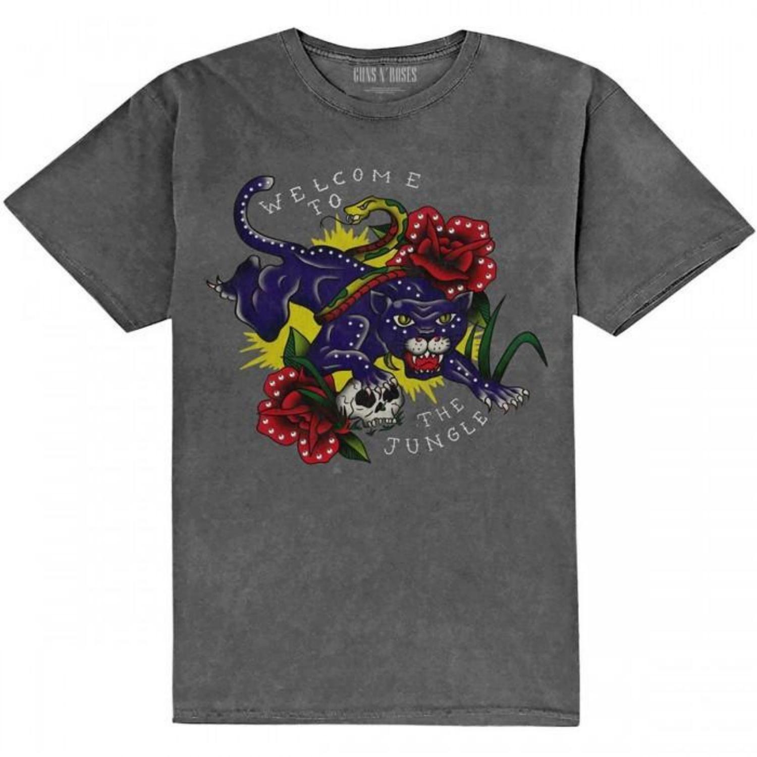 Guns N Roses Unisex Adult Welcome To The Jungle Embellished T-Shirt XXXXL