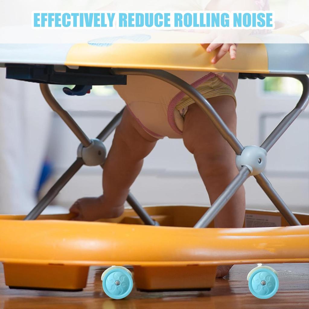 Ruote Per Passeggino Carrozzina Ruota Girevole 4 Pezzi Ruote Girevoli Per Passeggino Triciclo Per Bambini Deambulatore Soggiorno Esterno