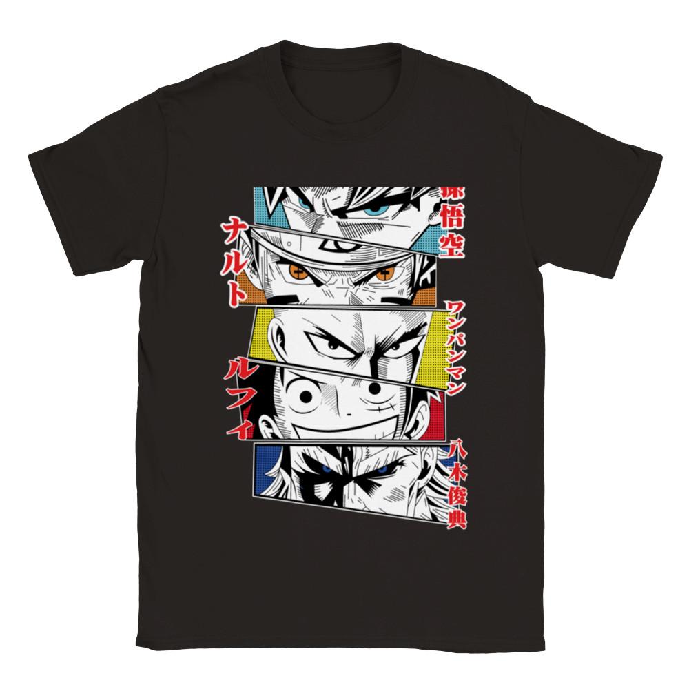 Hero Eyes Anime - Unisex Crewneck T-shirt Unisex T-Shirt S