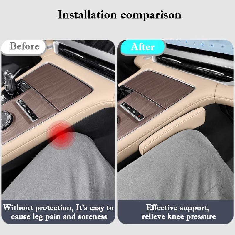 For Geely Monjaro Xingyue L 2025 Car Center Console Leg Protective Pad Soft Anti Collision Measures Cushion Knee Rest Interior