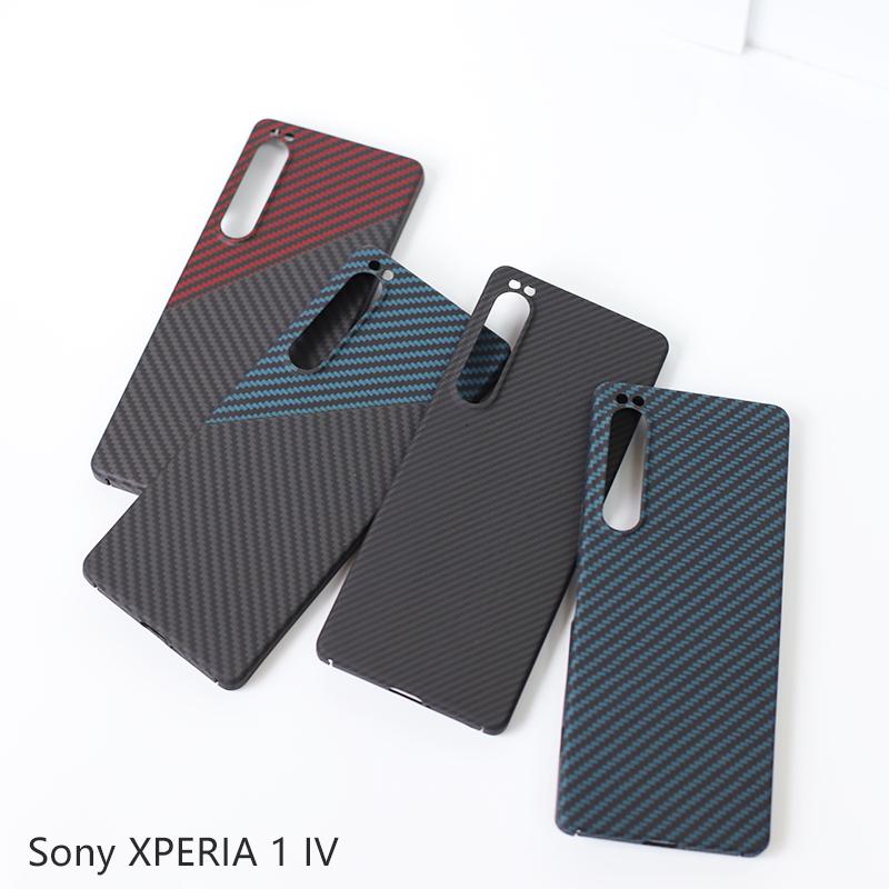 YTF-Carbon Karbonové Vlákno Pouzdro na Telefon Sony Xperia 1 III Proti Pádu Aramidové Vlákno Design Skořepiny Pouzdro na Telefon Xperia 1 V Pouzdro na Telefon 1 IV