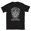 Chopper Cruiser Motorbike Think Straight Biker T-Shirt